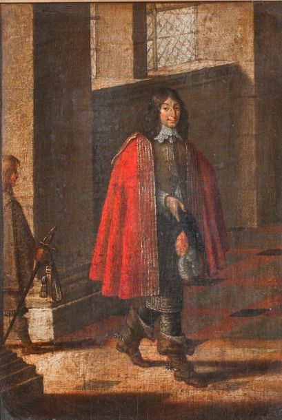 * Ecole flamande du XVIIème siècle
Gentilhomme...
