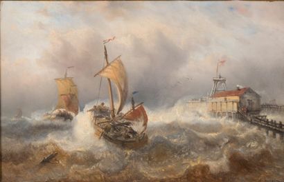 François Etienne MUSIN (1820-1888)
Bateaux...
