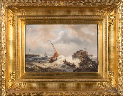 François Etienne MUSIN (1820-1888)
Bateaux...