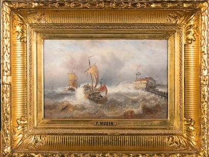 François Etienne MUSIN (1820-1888)
Bateaux...
