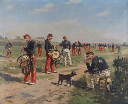 * Auguste GARDANNE (c.1840-c.1890)
Militaires...