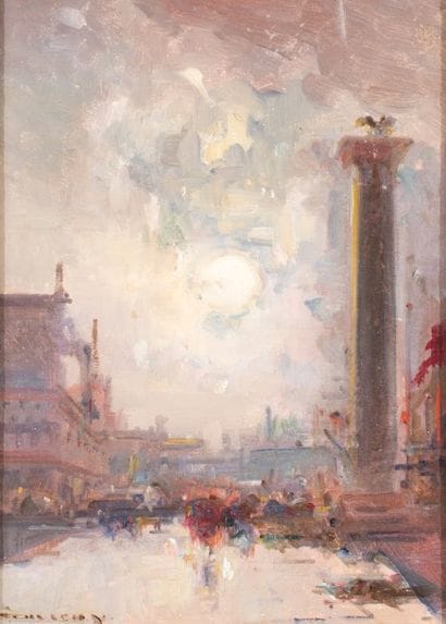HENRI DUVIEUX (C.1855-1920)
Place Saint Marc...
