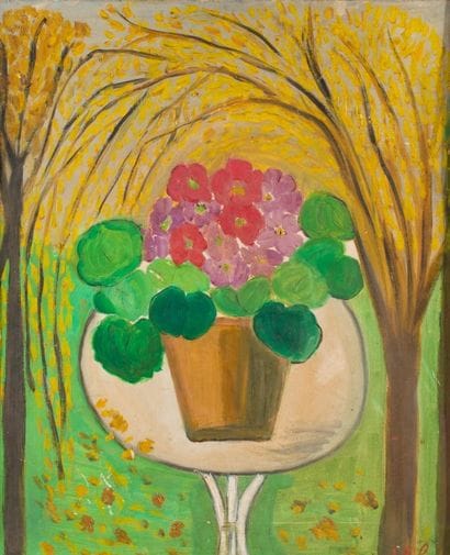 Lucie VALORE (1878-1965)
Pot de fleurs dans...
