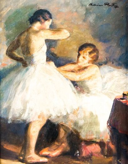 Madeleine PLANTEY (1890-1985)
Les Ballerines.
Huile...