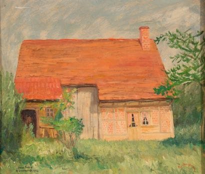 Paul DANGMANN (1899-1974)
La maison.
Huile...