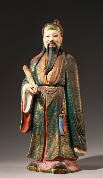 CHINE, XIXÈME SIÈCLE
Intellectuel chinois,...