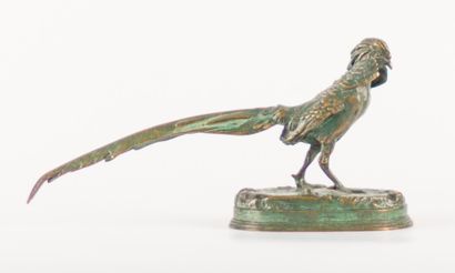 Germain DEMAY (1819-1886)
Faisan en bronze...