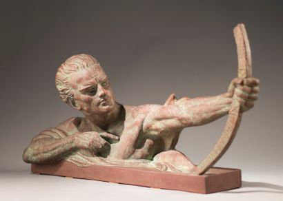 UGO CIPRIANI (1887-1960)
Archer en terre...