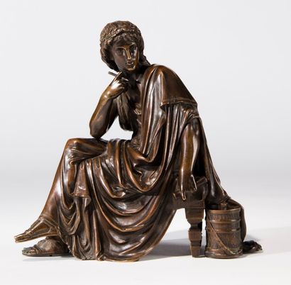 Léon PILET (1840-1916)
L'Enéide.
Bronze à...
