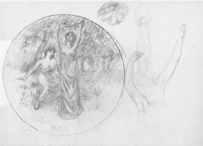 Hippolyte LETY (1878-1959)
Deux jeunes femmes...