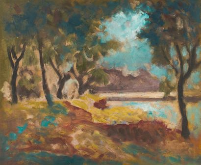 Hippolyte LETY (1878-1959)
Etude de paysage...