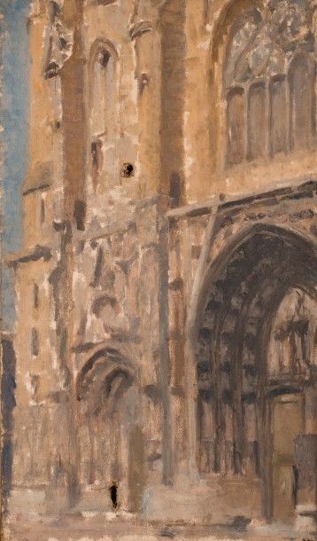 Hippolyte LETY (1878-1959)
Etude de porche...