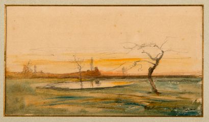 François-Auguste RAVIER (1814-1895)
Etang...