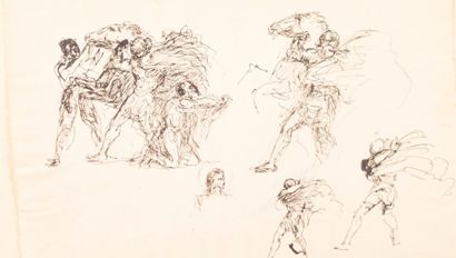 Paul BOREL (1828-1913)
Etudes préparatoires...