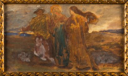 * Paul BOREL. (1828-1913)
Première esquisse...