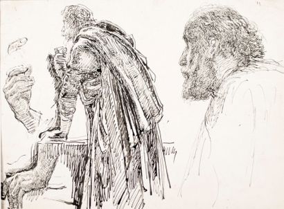 Paul BOREL (1828-1913)
Etude pour le Saint-Mathieu...