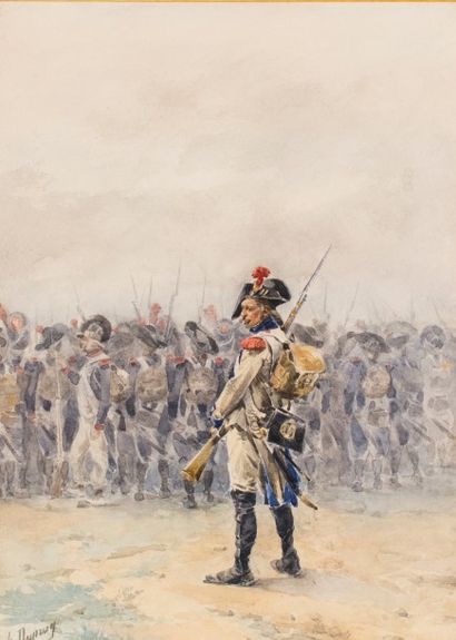 * Henry Louis DUPRAY (1841-1909)
Soldat d'infanterie...