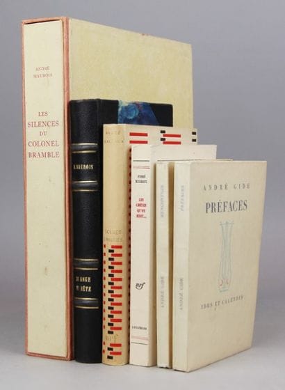 GIDE. Préfaces. Neuchâtel et Paris, 1948....