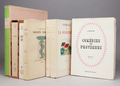 LA FONTAINE. Fables. Ill. par Nathalie Parain....