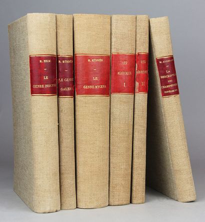 ENCYCLOPEDIE MYCOLOGIQUE. Ensemble de 6 volumes...