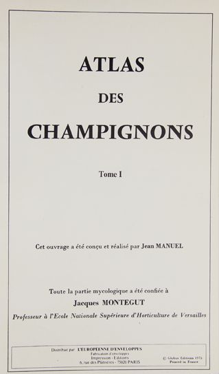 MANUEL (Jean) et MONTEGUT (Jacques). Atlas...