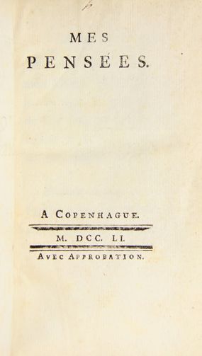[LA BAUMELLE (Laurent Angliviel de)]. Mes...