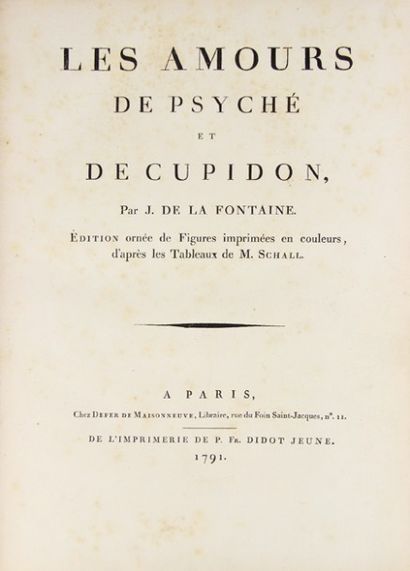 LA FONTAINE (Jean de). Les Amours de Psyché...