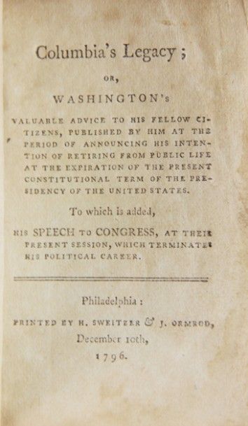 WASHINGTON (Georges). Colombia’s legacy or,...