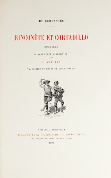 CERVANTES (Miguel de). Rinconète et Cortadillo....