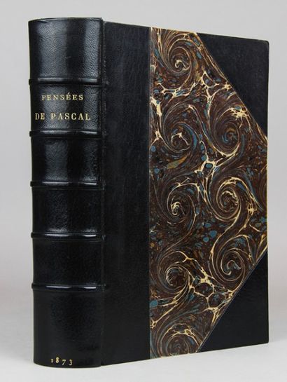 PASCAL. Les pensées. Tours, Mame, 1873. Fort...