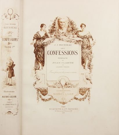 ROUSSEAU (J. J.). Les confessions. Paris,...