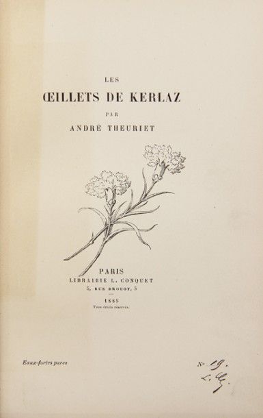 THEURIET (André). Les œillets de Kerlaz....