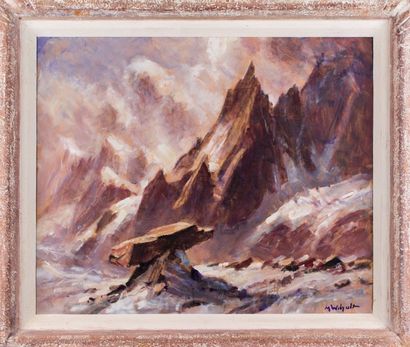 Marcel WIBAULT (1905-1998)
Chamonix, Table...