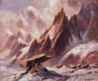 Marcel WIBAULT (1905-1998)
Chamonix, Table...