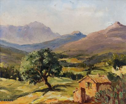 ZAROU (né en 1920).
Figuiers de barbarie...