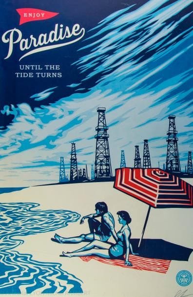 Shepard FAIREY (1970). Paradise. Sérigraphie...