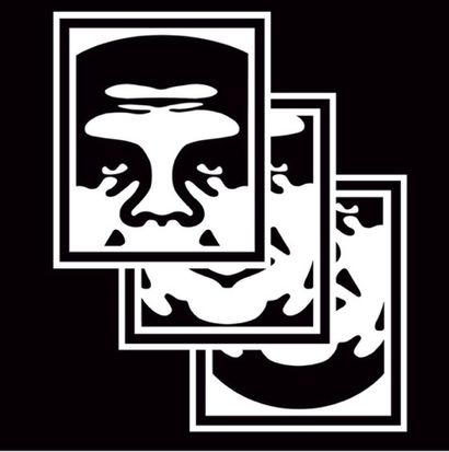 Shepard FAIREY (1970). Tryptique: Obey Face....