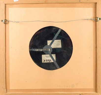 Alfred MANESSIER (1911-1993). Disque en cuivre...