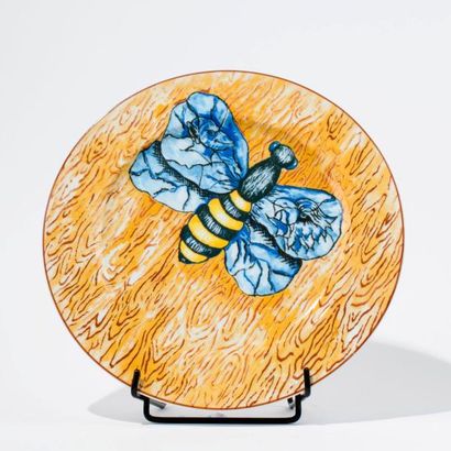 Jörg IMMENDORFF (1945-2007). L'abeille. Plat...