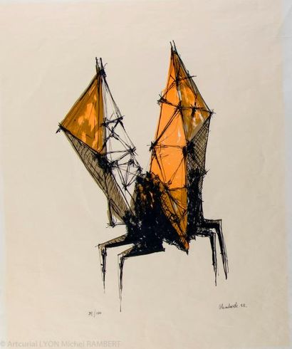 Lynn Russell CHADWICK (1914-2003). Winged...