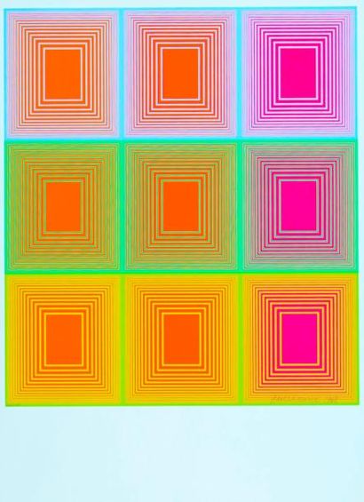 Richard Joseph ANUSKIEWICK (1930). Neuf rectangles....