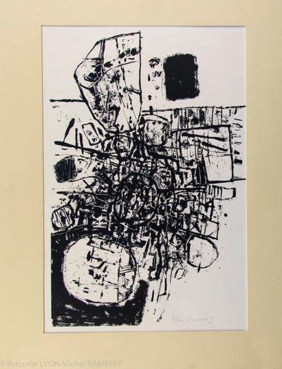 CORNEILLE (1922-2010). Composition, 1960....