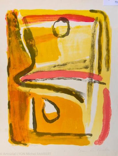 Bram VAN VELDE (1895-1981). Parcours jaune....