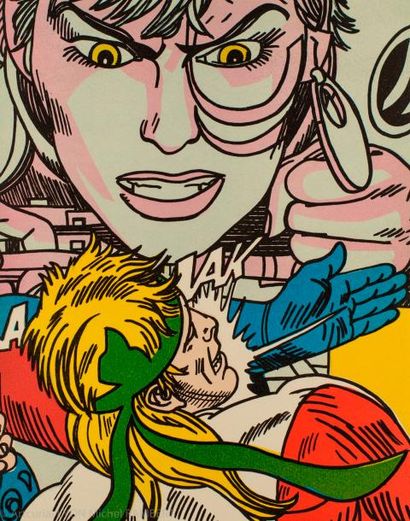 ERRO (1932). Waaak. Lithographie couleur...