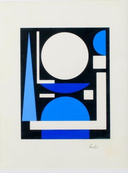 Auguste HERBIN (1882-1960). Composition géométrique....