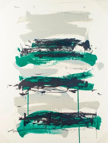 Joan MITCHELL (1926-1992). Fields I. Lithographie...