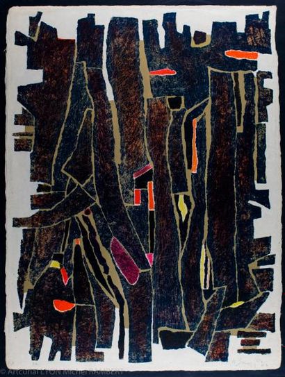 Gustave SINGIER (1909-1984). Composition....