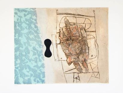 James COIGNARD (1925-2008). Nu. Gravure au...