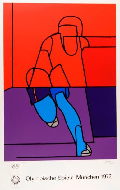 Valerio ADAMI (1935). Olympische Spiele München....