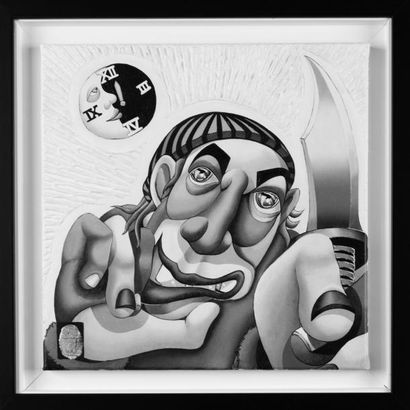 Didier CHAMIZO (1951). Pirate. Acrylique,...